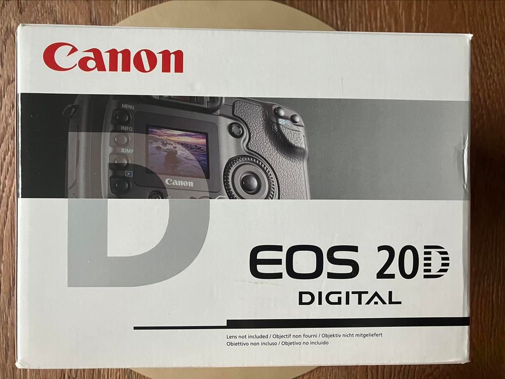 CANON EOS 20D ongebruikt, als nieuw, Ophalen of Verzenden, Canon