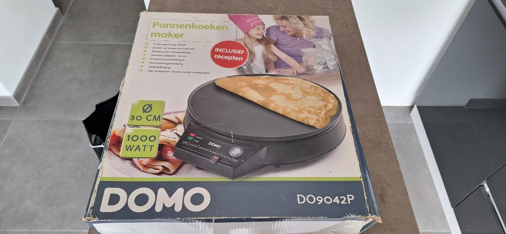 Elektrische crêpemaker, Ophalen, Uitneembare platen, Zo goed als nieuw