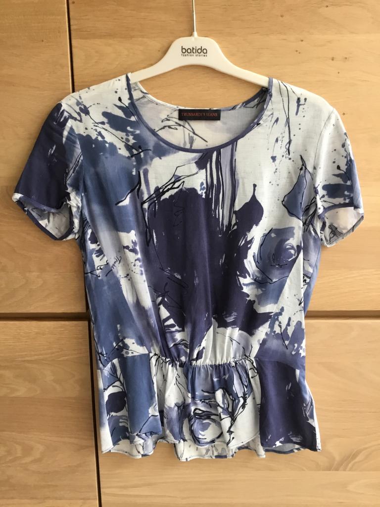 t-shirt TRUSSARDI JEANS, Taille 38/40 (M), Enlèvement ou Envoi, Comme neuf, Bleu