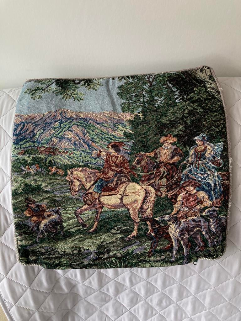 Prachtig gobelin jacquard kussenhoes, Kussensloop 40x40cm, Ophalen of Verzenden