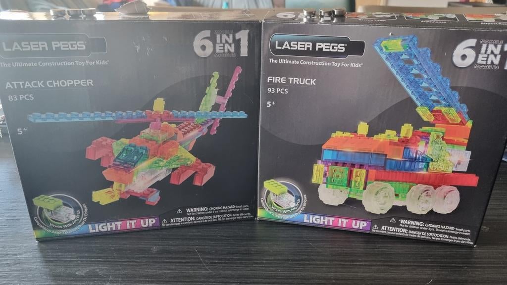 Laser pegs  ⏩️2 sets voor de prijs van 20 euro samen, Ophalen, Zo goed als nieuw, Overige merken