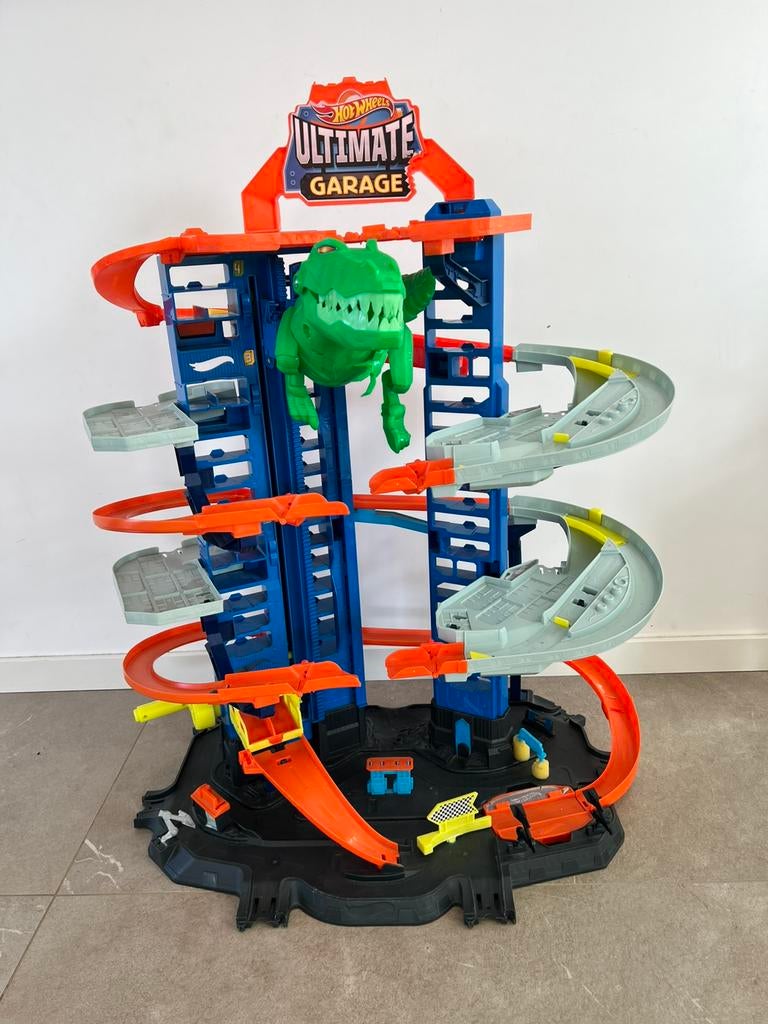 Hot Wheels Ultimate Garage dino, Enlèvement, Circuit, Hot Wheels