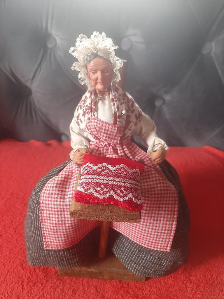 Santon de Provence années 70 / 23 cm, Enlèvement ou Envoi, Comme neuf, Humain