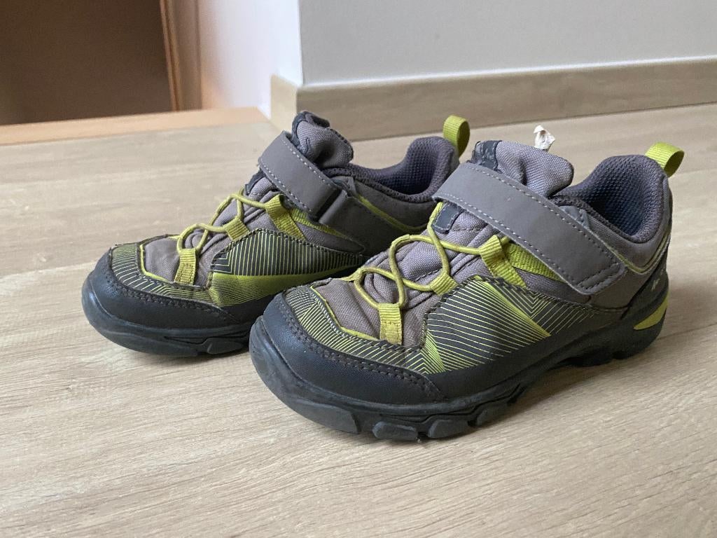 Quechua wandelschoen of bergschoenen grijs/groen maat 30, Kinderen en Baby's, Kinderkleding | Schoenen en Sokken, Gebruikt, Quechua