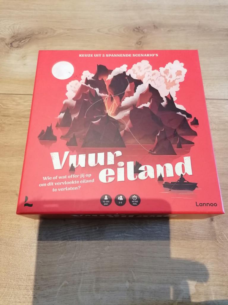 Bordspelletje: Vuureiland, Een of twee spelers, Ophalen, Zo goed als nieuw, Crimibox
