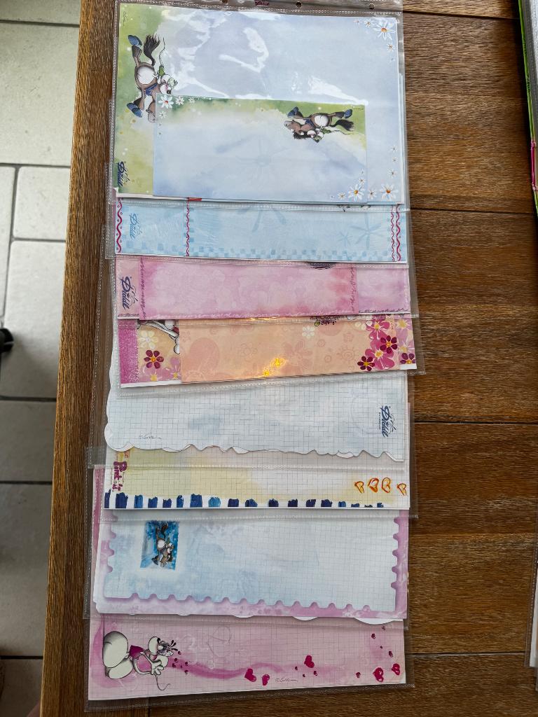 Pakket diddl blaadjes, Enlèvement ou Envoi, Diddl, Comme neuf, Papier, Carte ou Papeterie