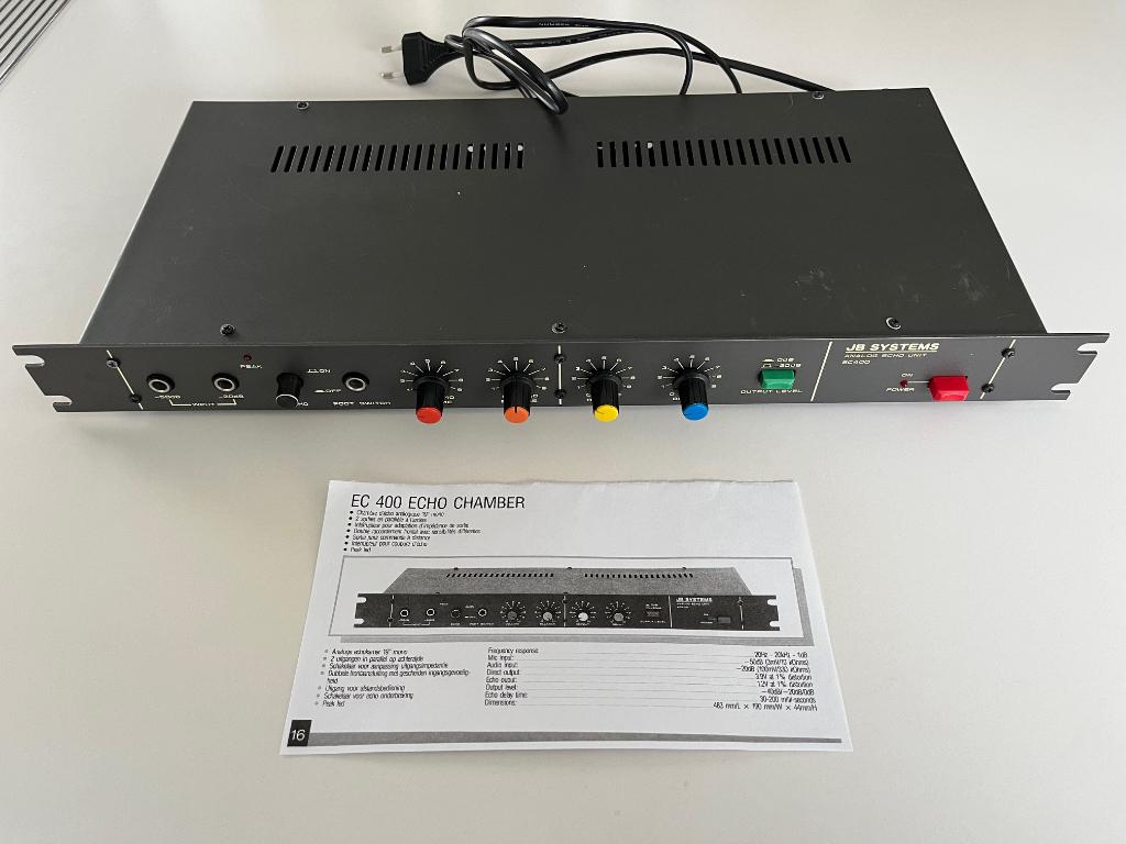 Vintage echokamer JB Systems EC400, Envoi, Utilisé