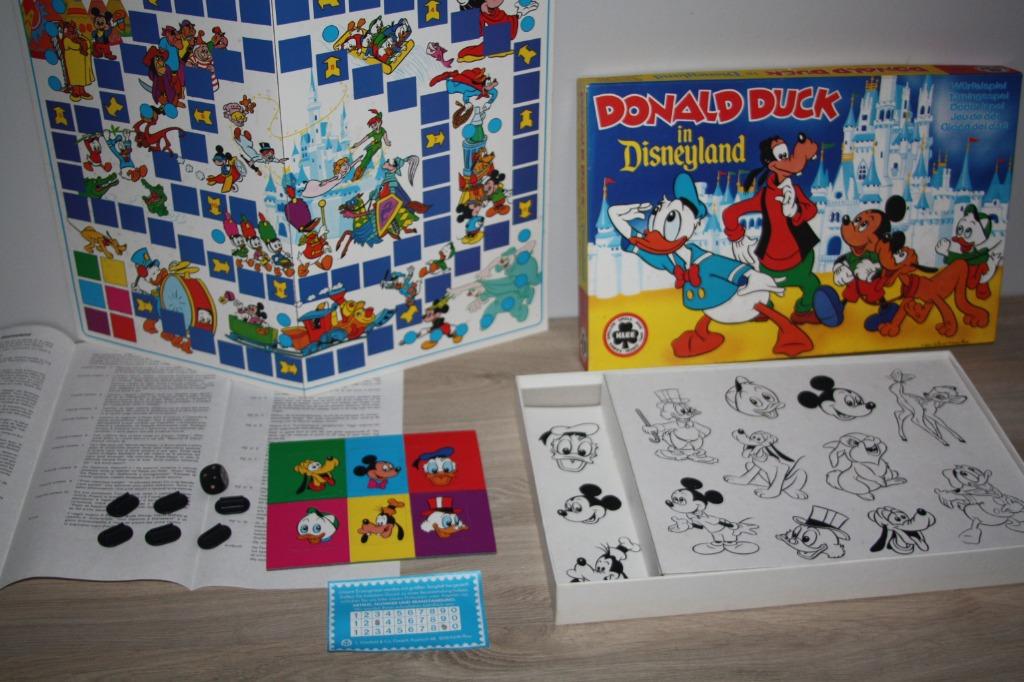 Donald Duck in Disneyland , dobbelspel , zeer mooie staat, Enlèvement ou Envoi, Donald Duck, Comme neuf, Autres types