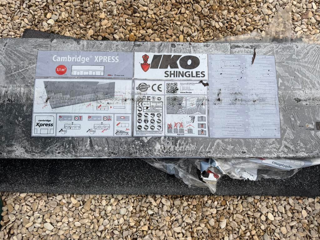 Dakshingle Iko slate, Doe-het-zelf en Bouw, Dakpannen en Dakbedekking, Ophalen, Kunststof, Overige typen, Nieuw