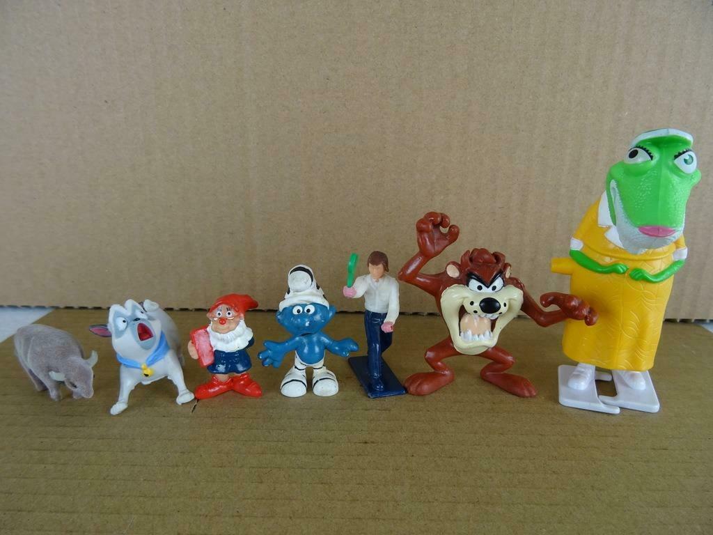 Collectie vintage miniatuur popjes collectables Smurf 1965, Ophalen of Verzenden, Gebruikt
