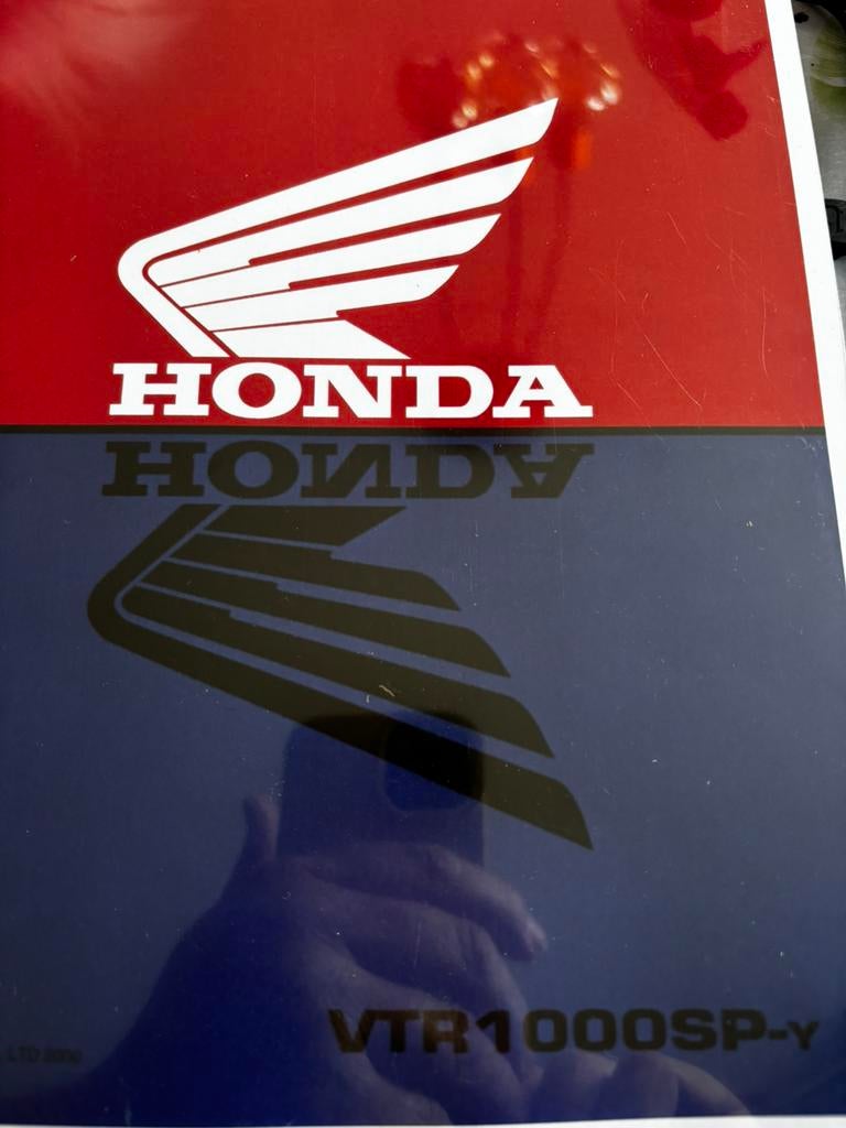 Werkplaatshandboek Honda VTR1000SP ‘00-, Motoren, Ophalen of Verzenden, Honda