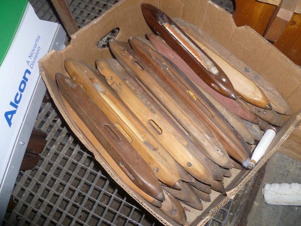 LOT OUDE SCHIETSPOELEN, Antiek en Kunst, Ophalen