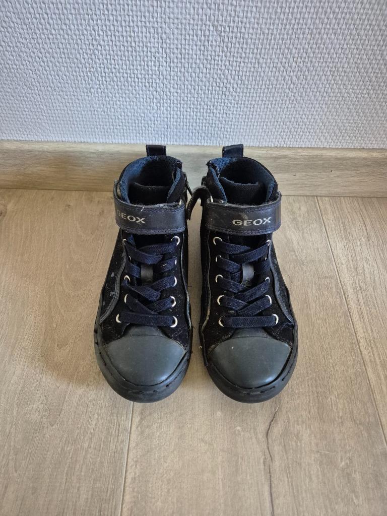 Sneaker bleue (filles, Geox - taille 31), Enlèvement ou Envoi, Utilisé, Chaussures, Geox