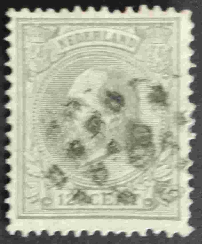 NEDERLAND - nr. 22G met puntstempel, Envoi, Jusqu'à 1940, Affranchi