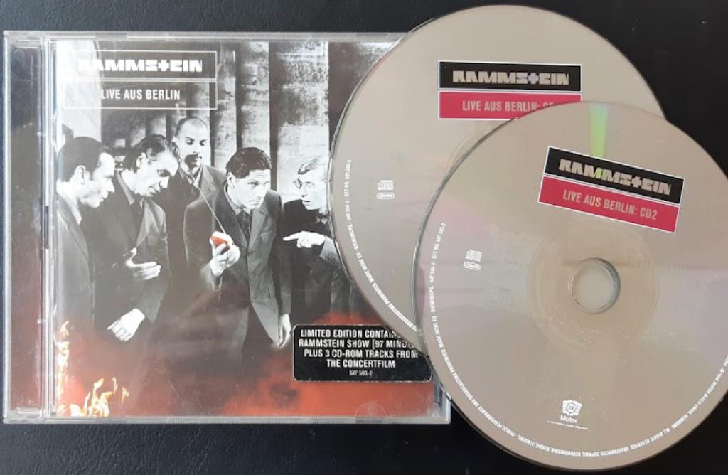 RAMMSTEIN - Live aus Berlin ( Limited 2CD ), Cd's en Dvd's, Cd's | Hardrock en Metal, Zo goed als nieuw, Ophalen of Verzenden