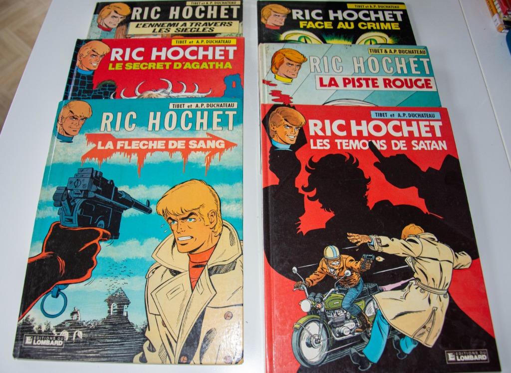 Lot de 18 bandes dessinées Ric Hochet, Plusieurs BD, Enlèvement, Utilisé, Tibet et A.P. Duchateau