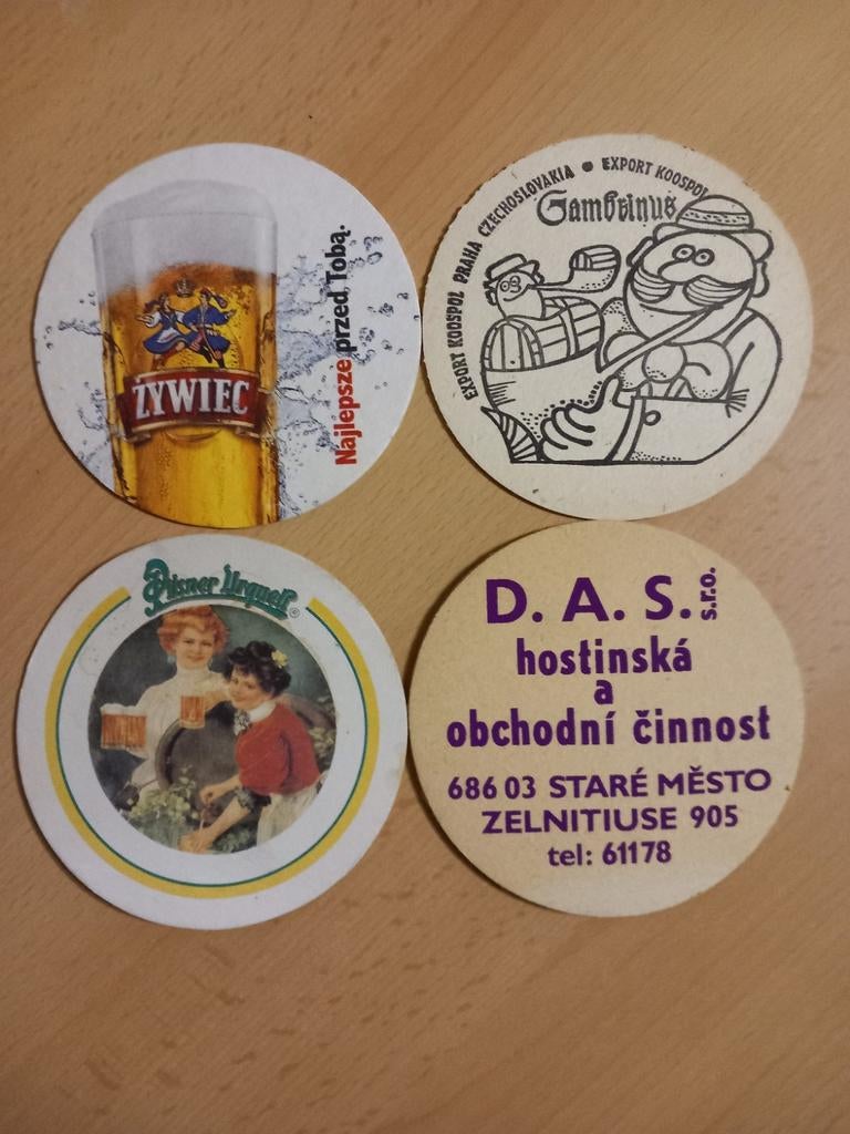 Bierviltjes Tsjechische (628), Ophalen of Verzenden, Zo goed als nieuw