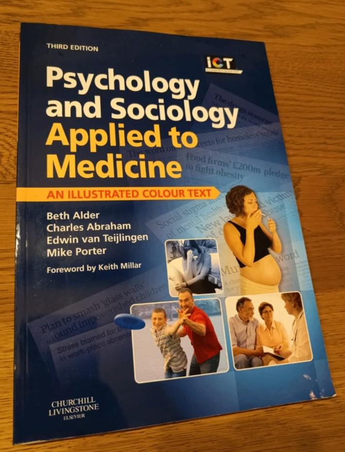 Psychology and sociology applied to medicine, Livres, Psychologie, Enlèvement ou Envoi, Utilisé, Autres sujets/thèmes