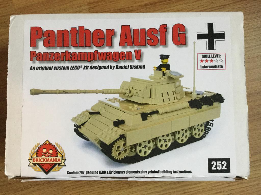 Lego Brickmania 252: PzKfw V Ausf G Panther (Tan), Enlèvement ou Envoi, Neuf, Ensemble complet, Lego