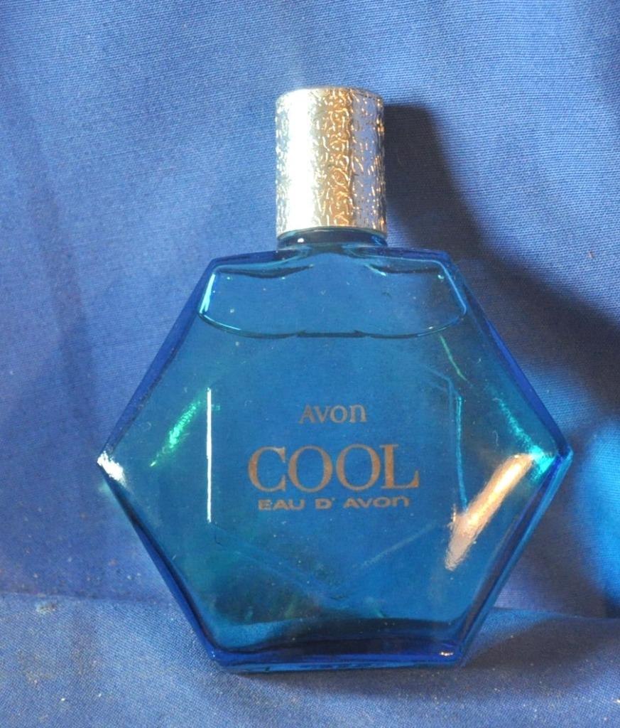 fiole remplie eau d'avon cool (10), Ophalen of Verzenden, Zo goed als nieuw, Parfumfles, Gevuld