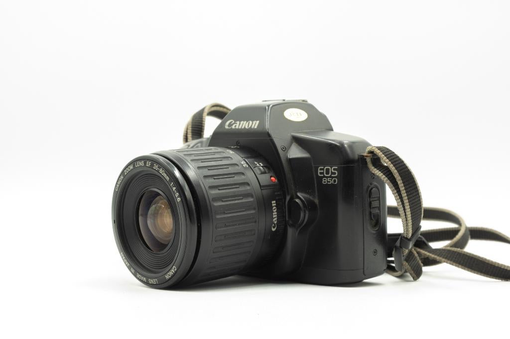 Canon EOS 850 + Canon EF 35-80 mm F4-5.6, Ophalen of Verzenden, Gebruikt, Spiegelreflex, Canon