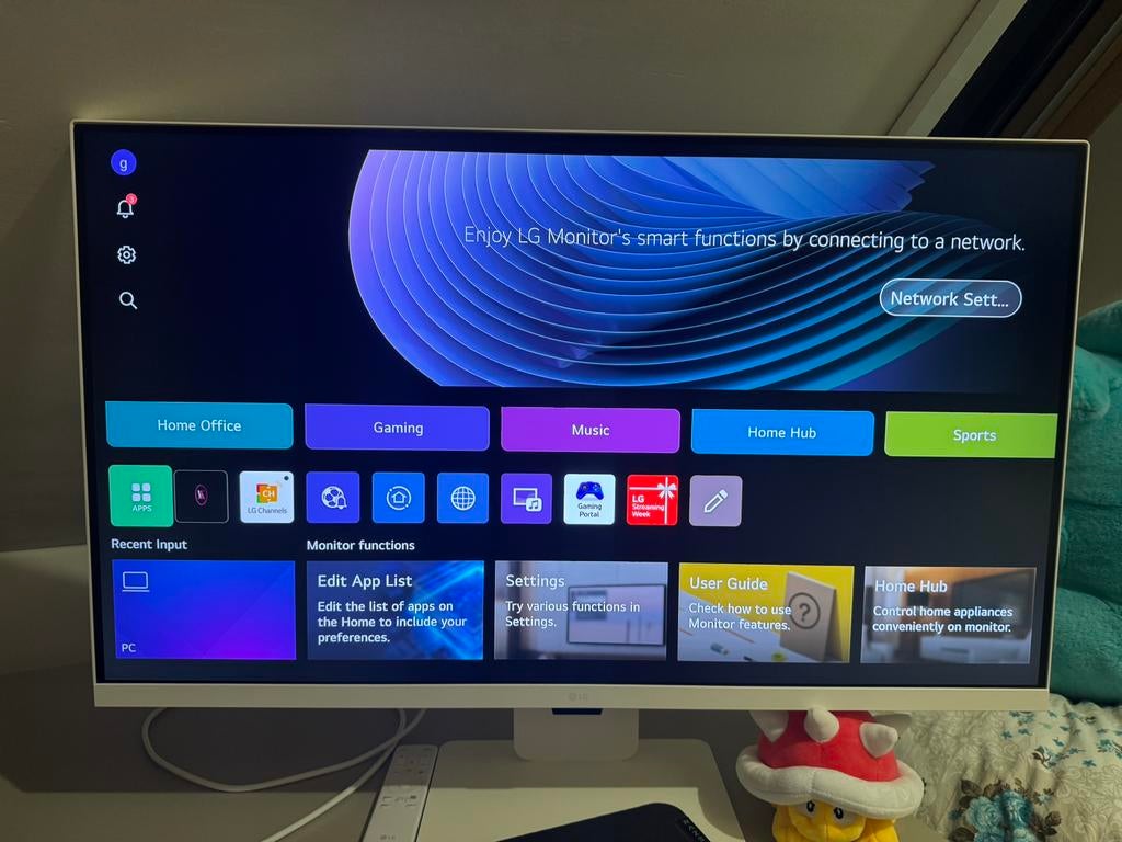 LG 4K 32in HDR Smart monitor (LG Smart 32U850SA-W), Gaming, IPS, Ingebouwde speakers, Ophalen of Verzenden