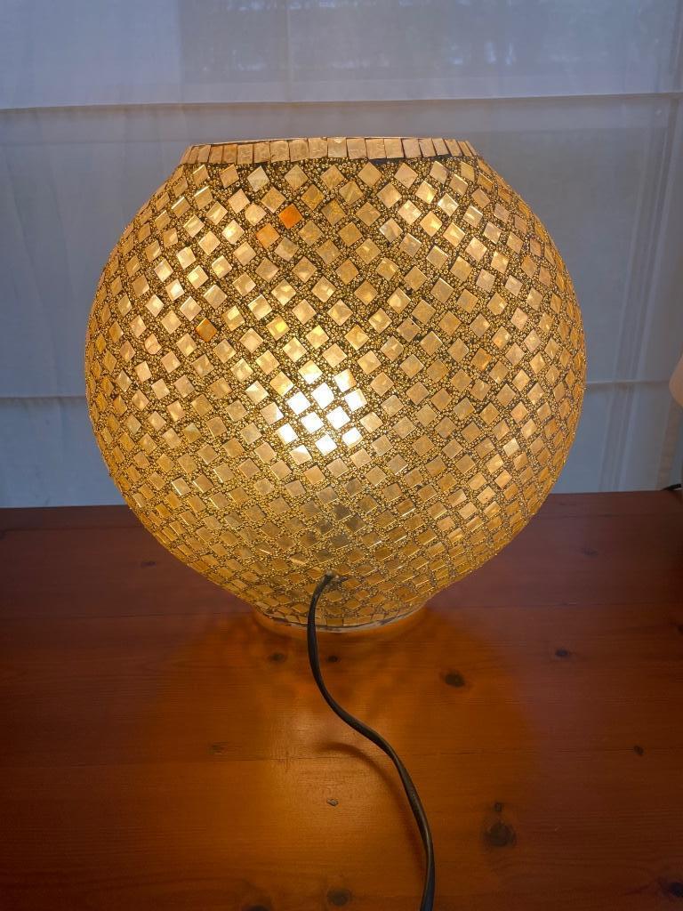 Lampe décoration indienne, Enlèvement, Comme neuf, Verre, Moins de 50 cm