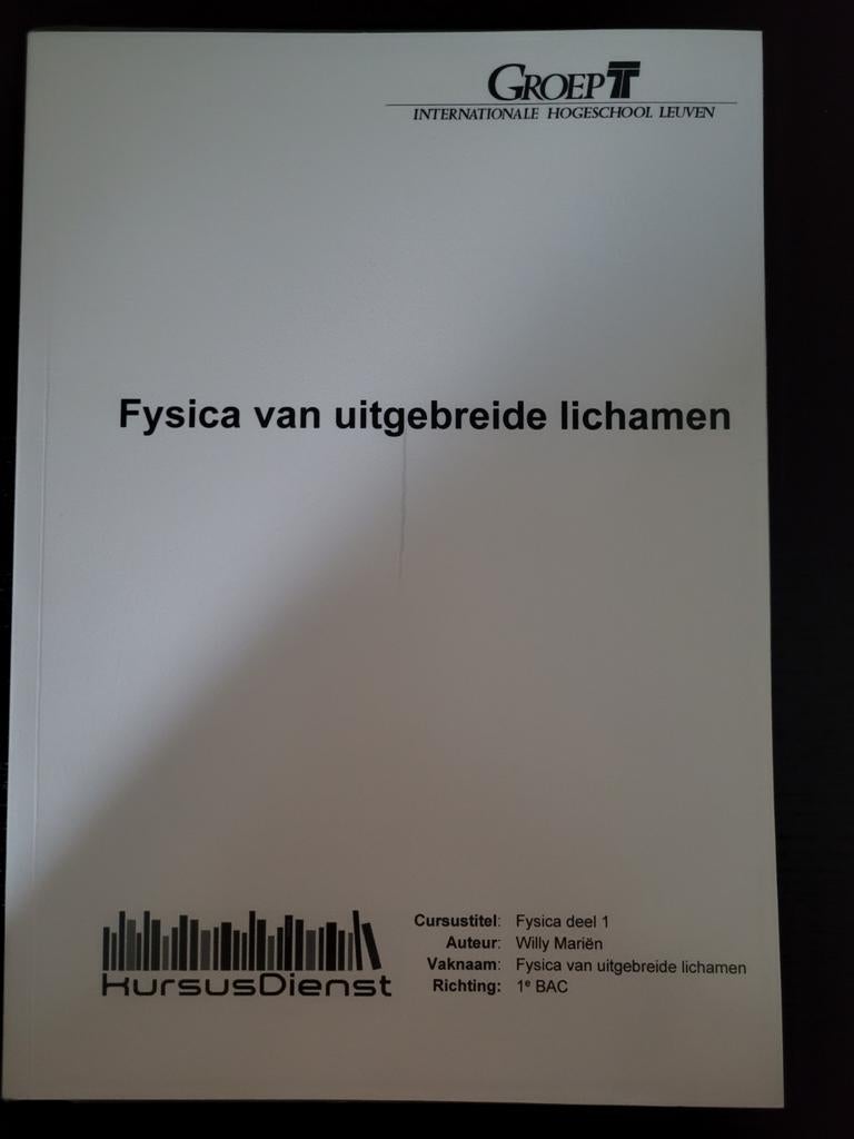 Fysica van uitgebreide lichamen, Enlèvement ou Envoi