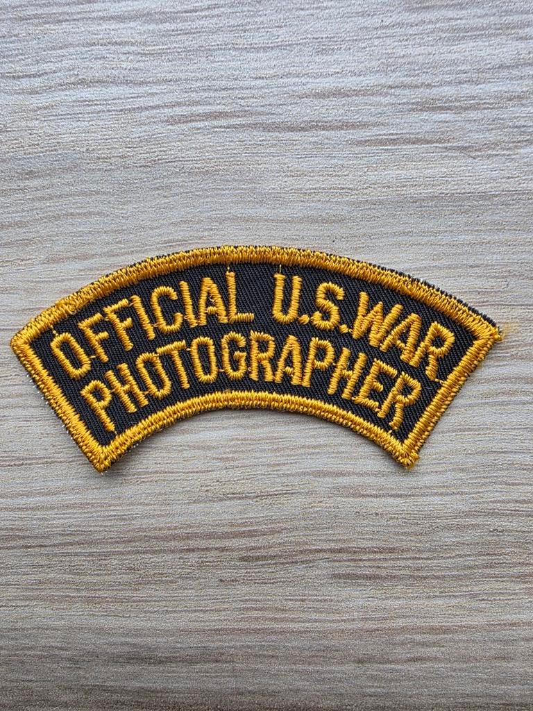 Patch officiel de photographe de guerre américain de la Seco, Enlèvement ou Envoi