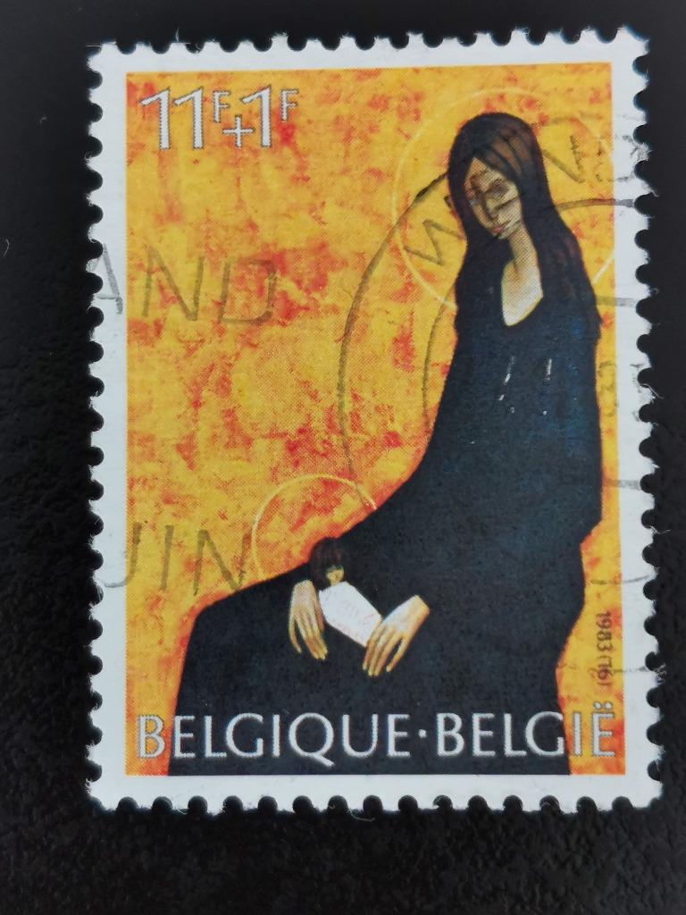 Belgique 1983 - Noël - peinture de Jef Wauters, Enlèvement ou Envoi, Affranchi