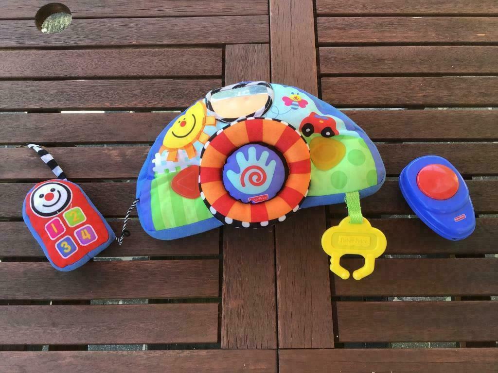 Fisher Price autostuur met afstandsbediening, Kinderen en Baby's, Ophalen, Gebruikt, Auto of Voertuig, Met licht