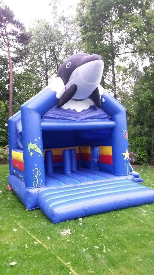 springkasteel orca, Ophalen, Gebruikt