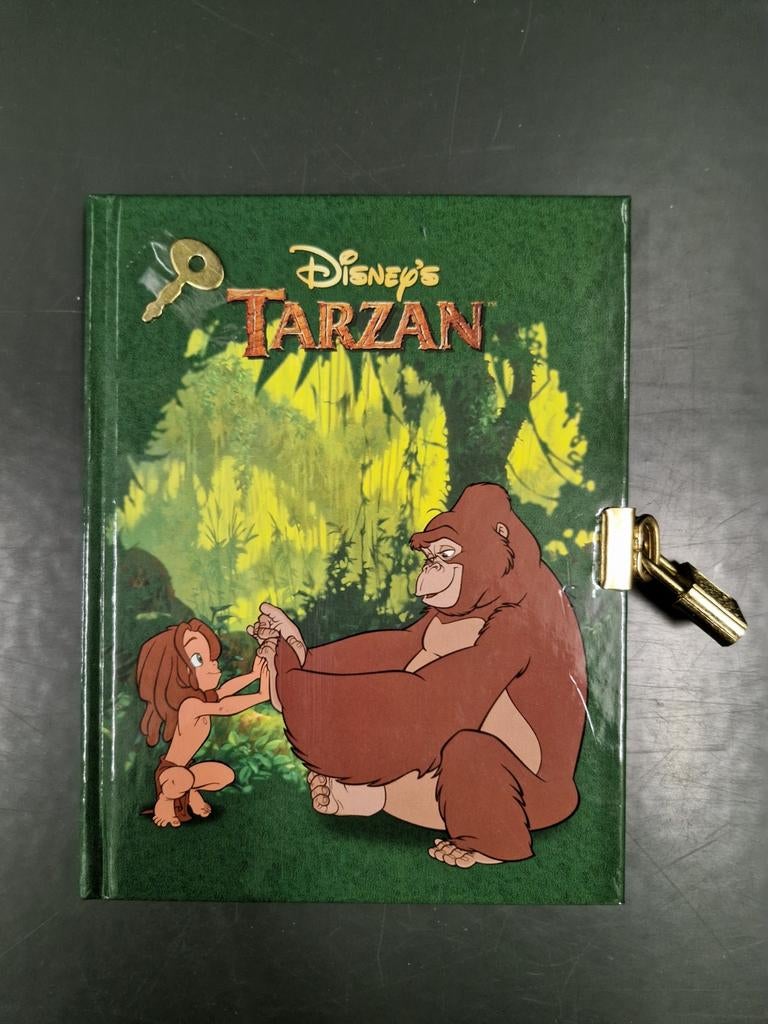 NOUVEAU journal avec cadenas Tarzan sur le thème de Disney, Enlèvement ou Envoi, Autres personnages, Neuf, Papier, Carte ou Papeterie