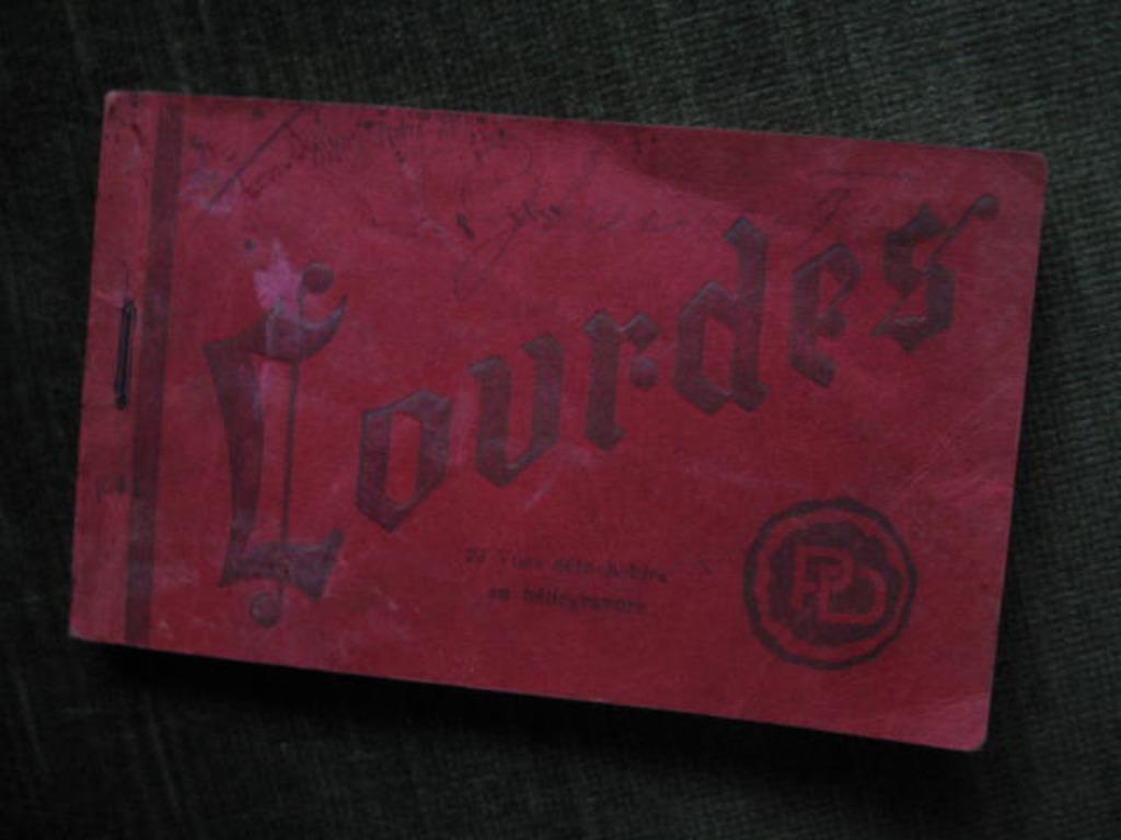 antieke verzamelbundel Lourdes, Ophalen of Verzenden