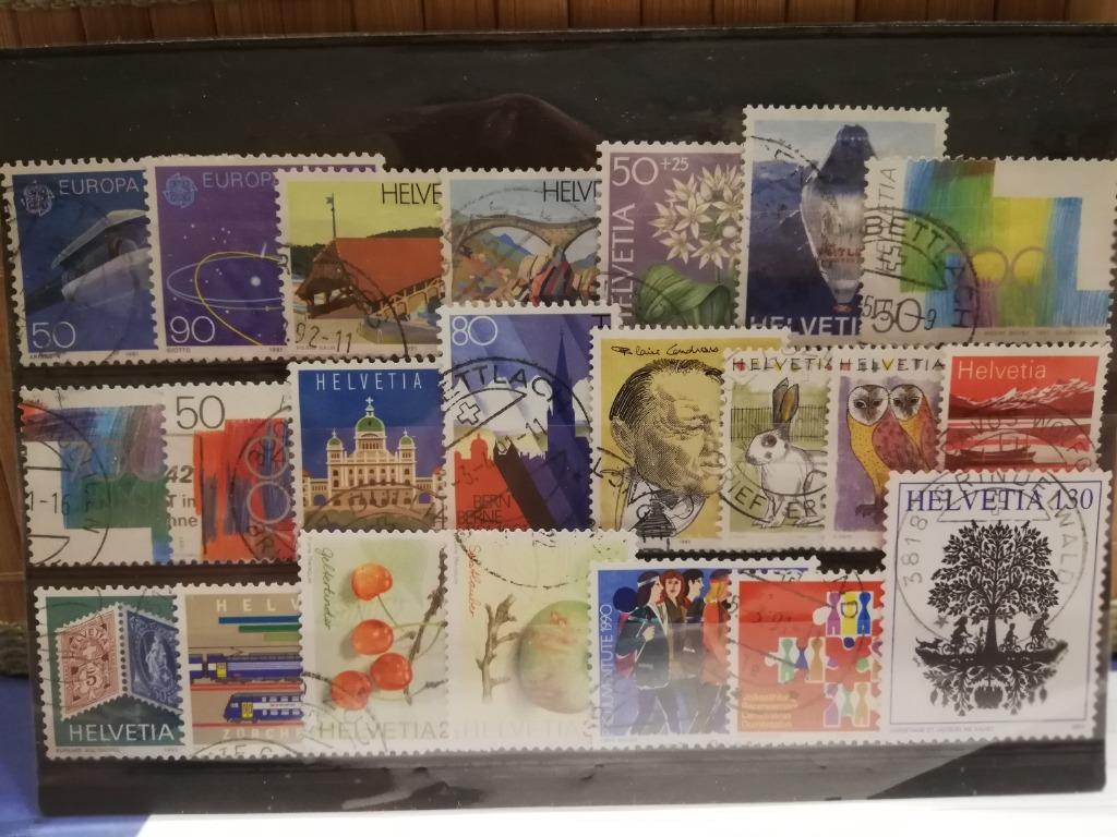 lot de timbvres suisses oblitérés, Timbres & Monnaies, Enlèvement ou Envoi, Affranchi