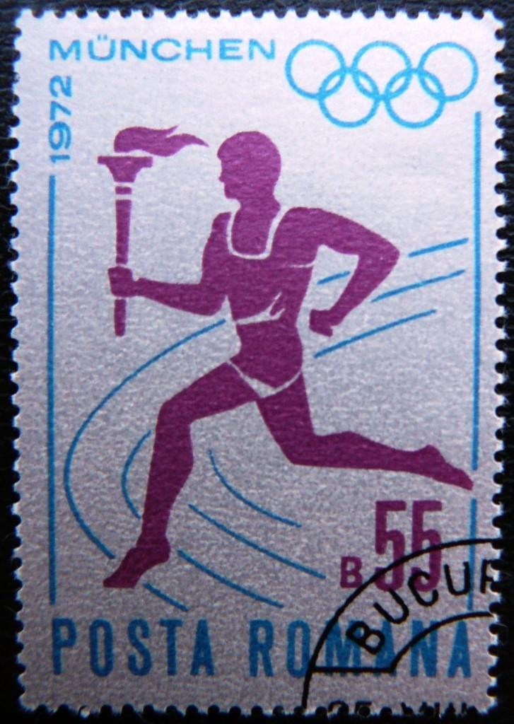 Roemenië  - O S 72, Enlèvement ou Envoi, Affranchi, Sport