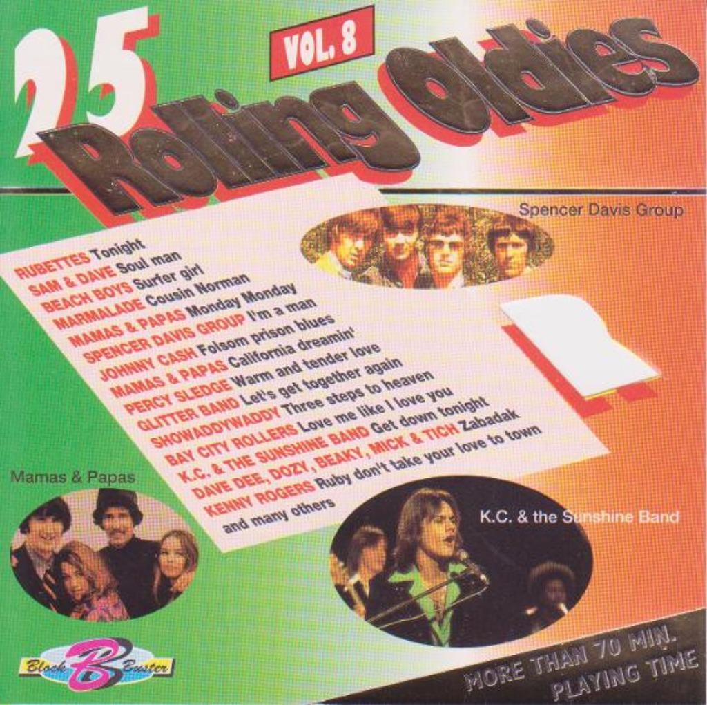 25 Rolling Oldies Vol. 8, CD & DVD, Enlèvement ou Envoi, Comme neuf