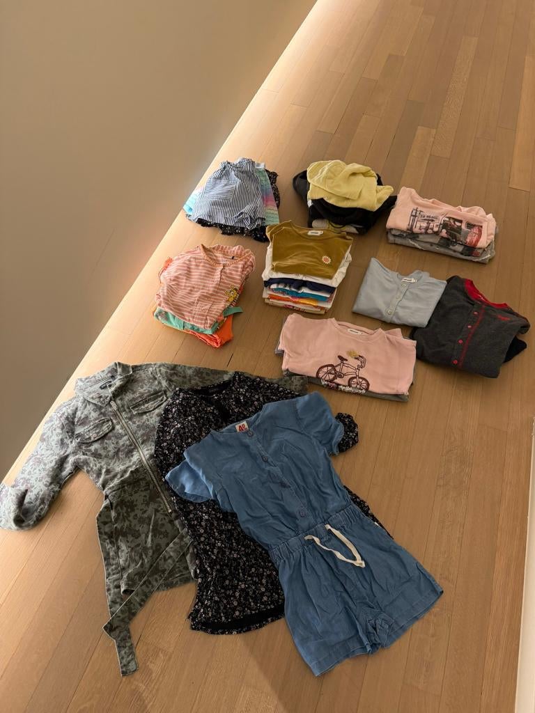 Doos met kinderkledij maat 6 met o.a merkkleding, Ophalen, Overige typen, Meisje, AO76 American Outfitters