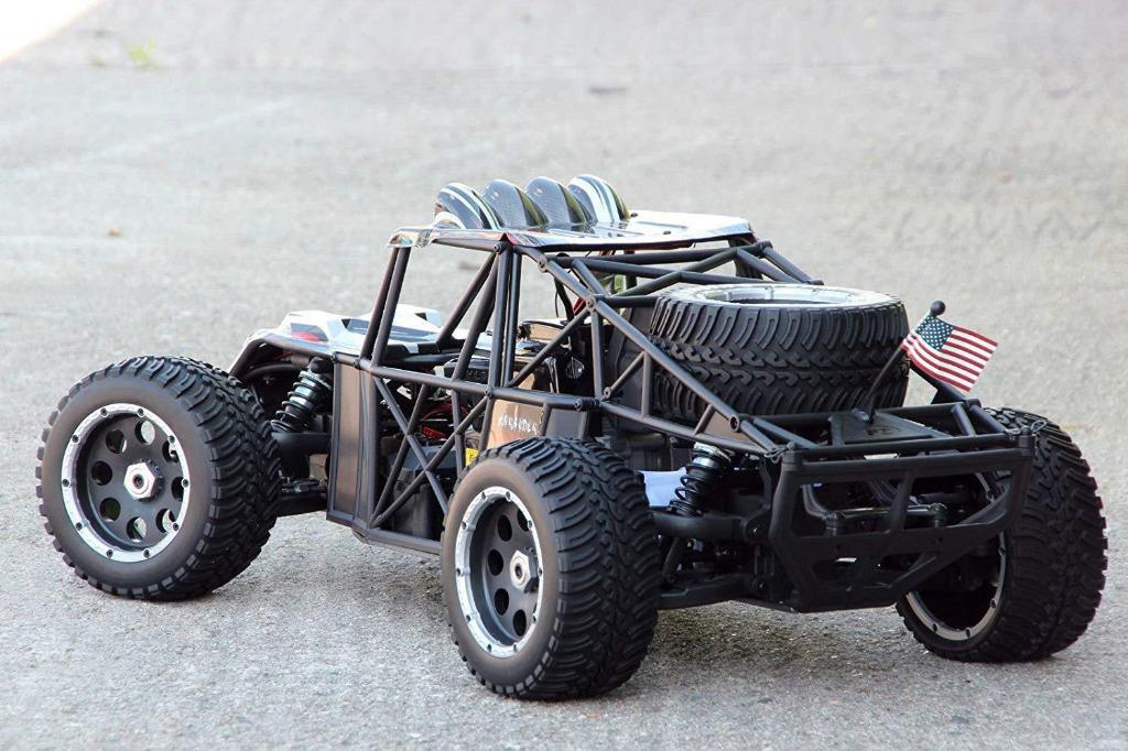 Snelle RC Benzine Buggy Marauder. Big Wheels 4Pk. 80 km/h, Ophalen of Verzenden, Nieuw, Benzine, RTR (Ready to Run)