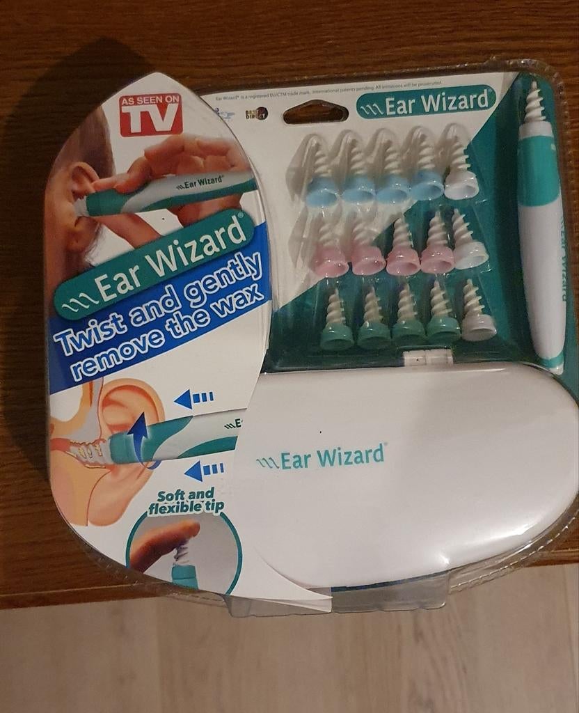Ear Wizard  oorreiniger Met 16 tips, Ophalen, Nieuw