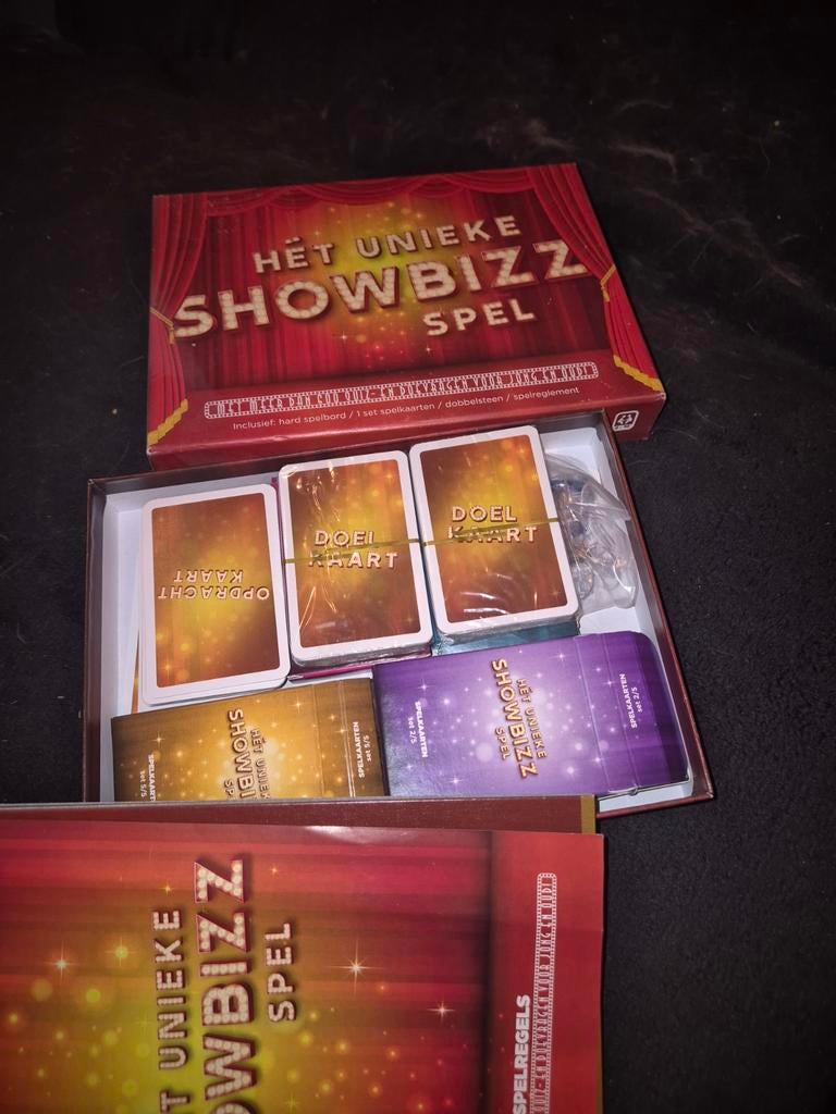 Het unieke showbizz spel, Hobby en Vrije tijd, Ophalen of Verzenden