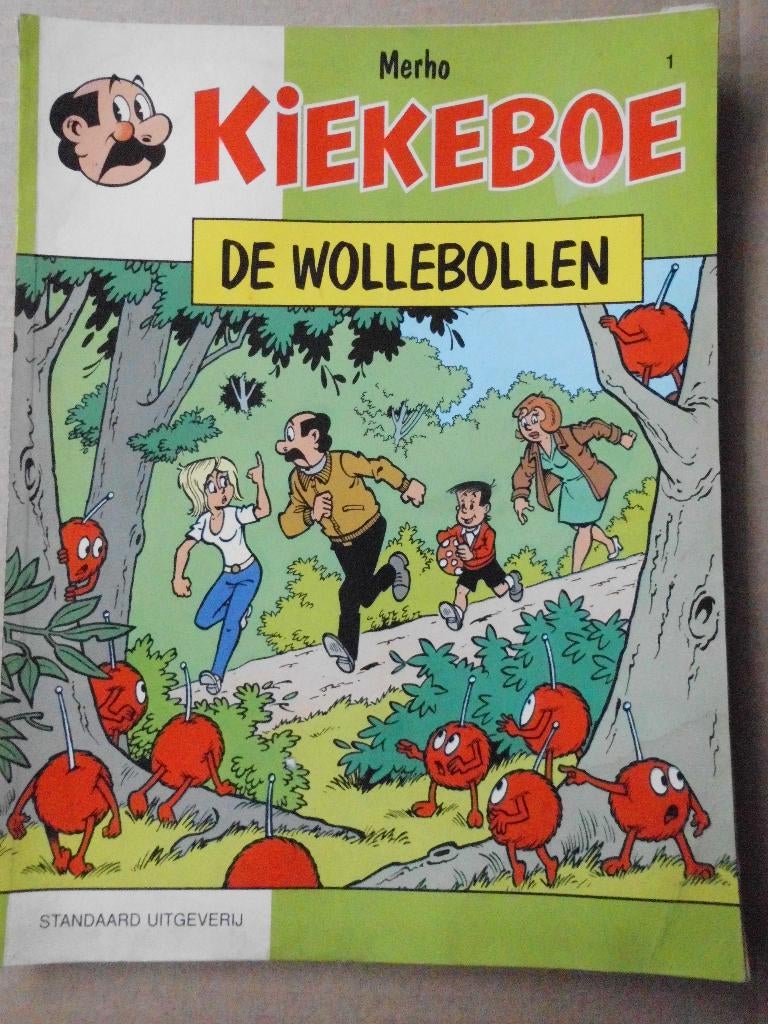 Kiekeboe - De Wollebollen, Boeken, Gelezen, Merho - kiekeboe, Eén stripboek, Ophalen of Verzenden