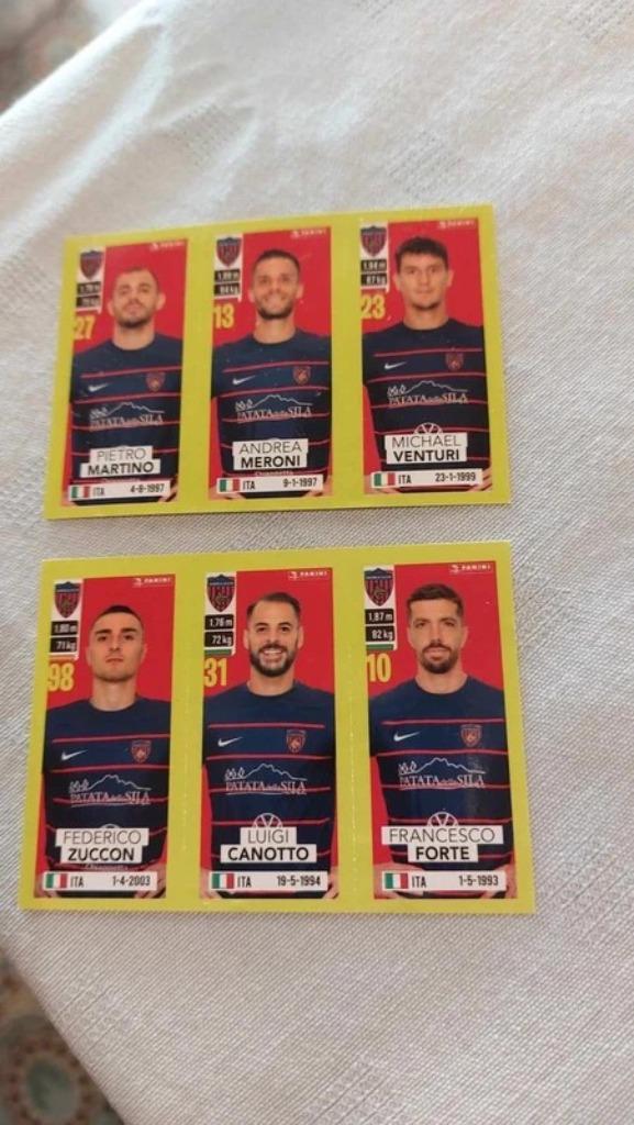 Panini / 2 Stickers / Cosenza Calcio / 2023-2024, Verzamelen, Verzenden, Nieuw, Poster, Plaatje of Sticker
