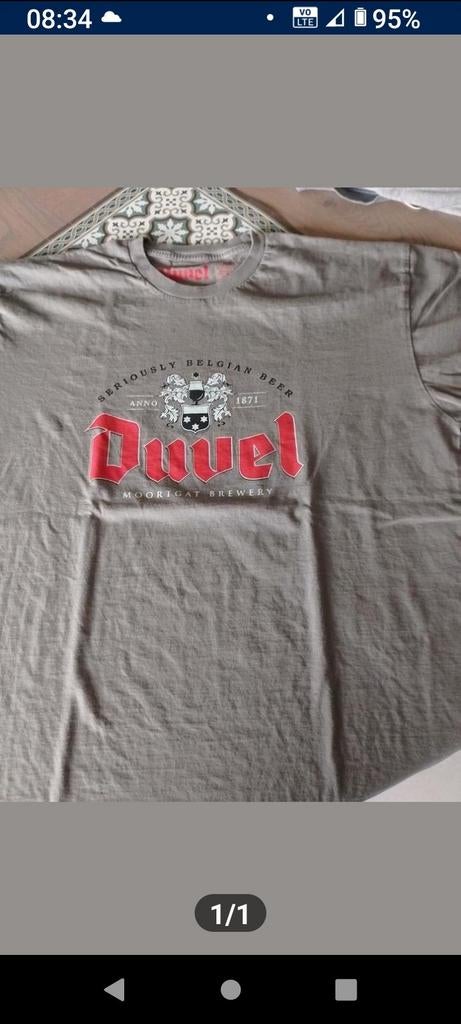 Nieuw Duvel T-shirt, Verzamelen, Ophalen, Zo goed als nieuw, Duvel