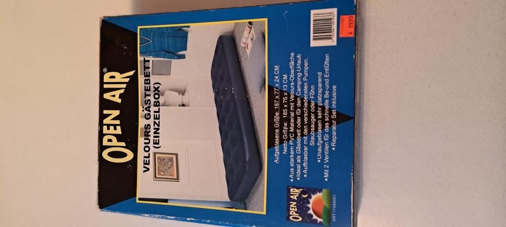Matelas gonflable " Open Air", Envoi, Neuf