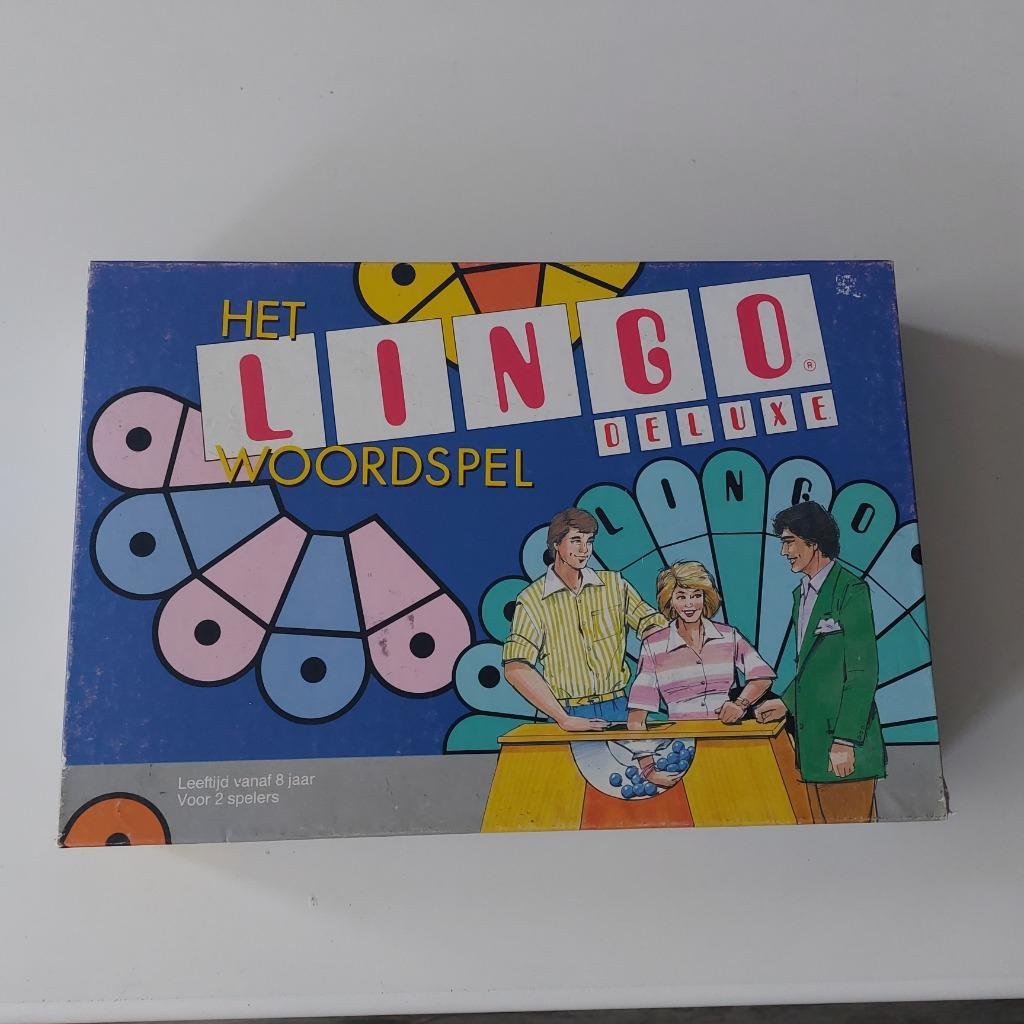 Lingo,  Het woordspel.  De spelregels staan in het boekje., Hobby en Vrije tijd, Een of twee spelers, Ophalen, Gebruikt