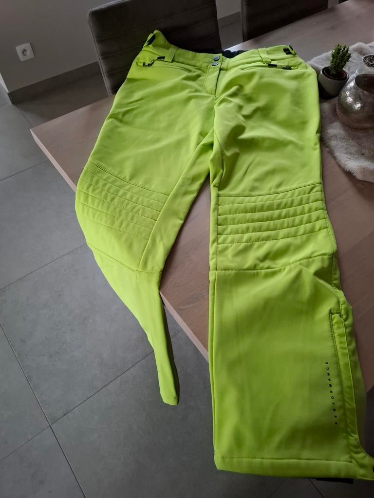 Ski broek C&A mt 44 (nwpr 59.99eur), Ophalen of Verzenden, Zo goed als nieuw, C&A, Groen