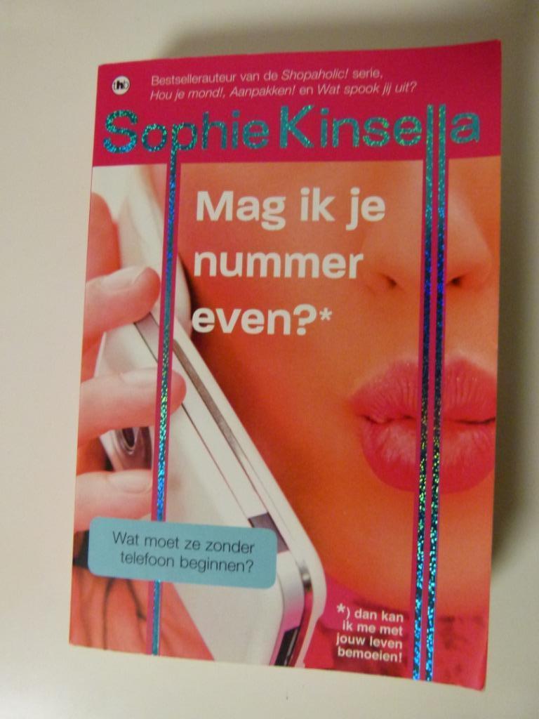 "Mag ik je nummer even" Sophie Kinsella, Enlèvement ou Envoi, Comme neuf, Sophie Kinsella