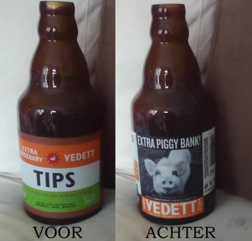 Bouteille en verre VEDETTE, Enlèvement, Utilisé