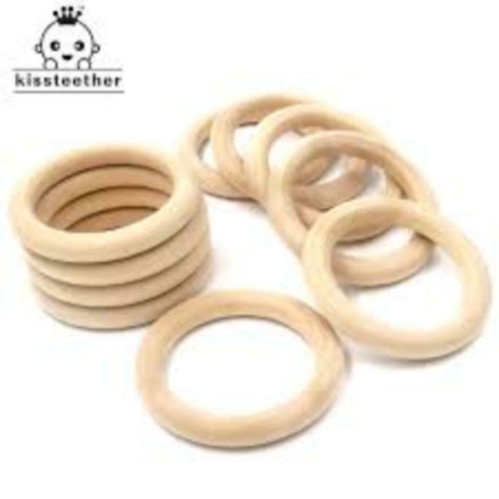 11 imitatie hout kunststof ringen 15 / 21 mm, Hobby en Vrije tijd, Naaien en Fournituren, Ophalen of Verzenden, Nieuw